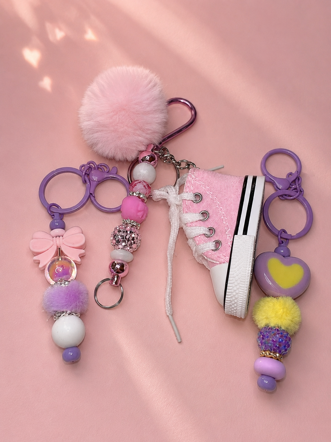 Customizable Beaded Keychains