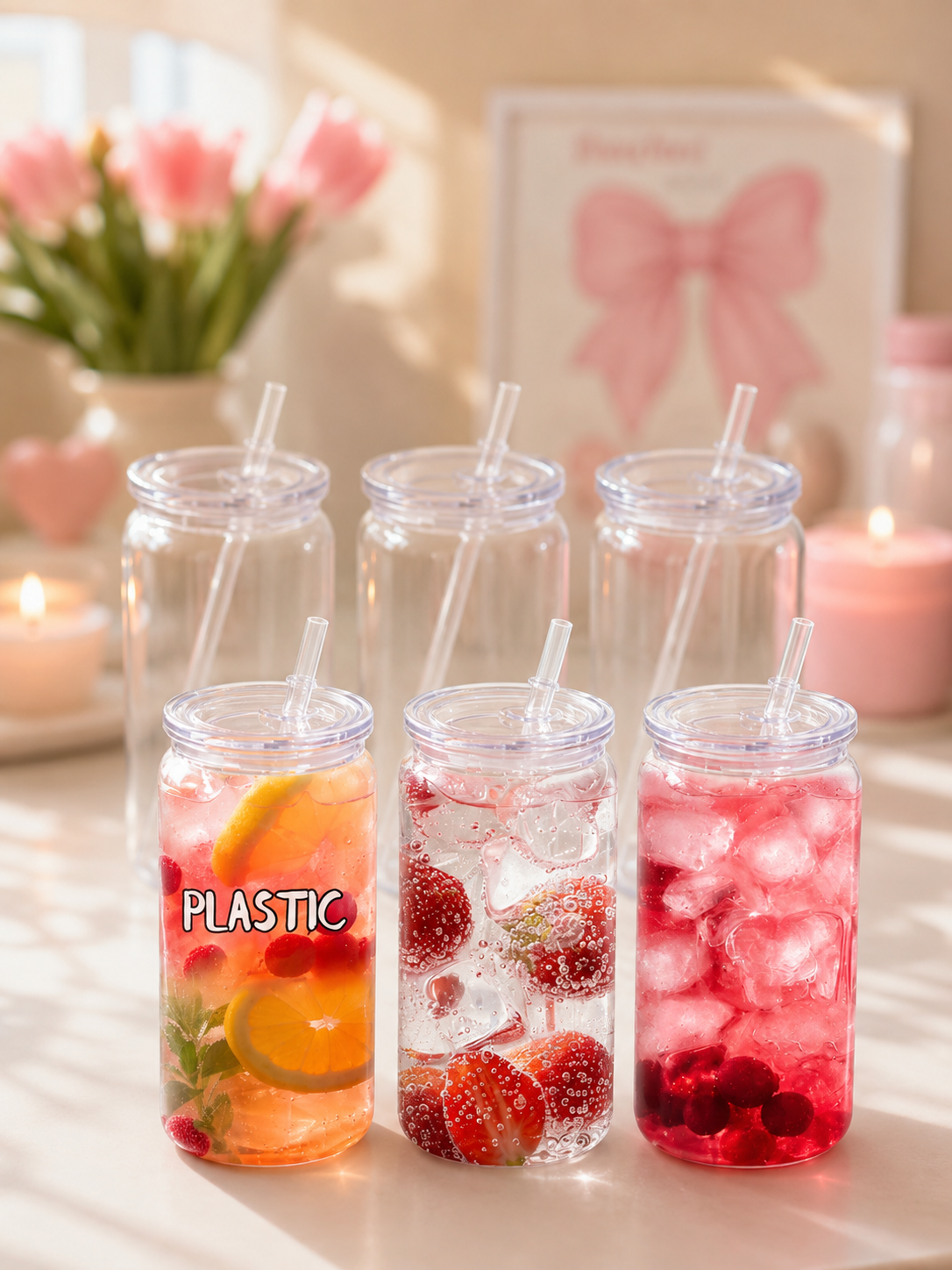 Plastic 16 oz cup