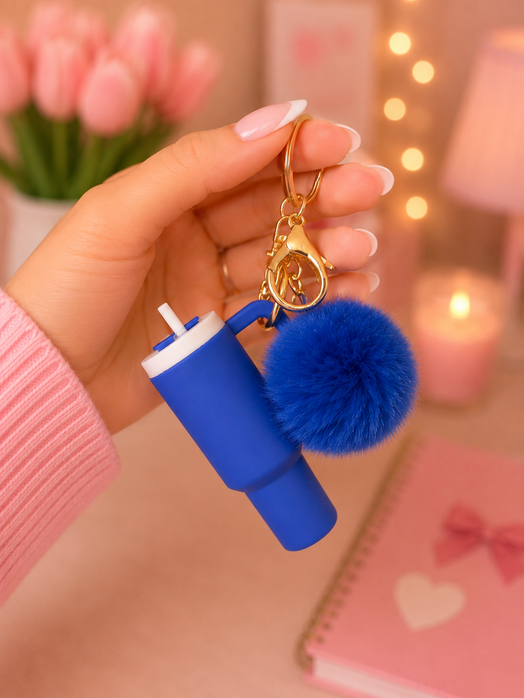 Mini tumbler keychain
