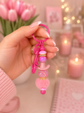 cowgirl keychain